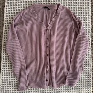 Urban Outfitters waffle button down top